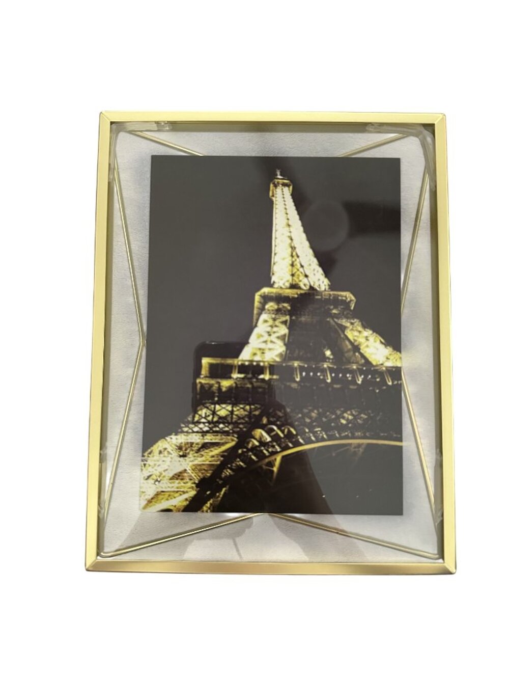 Umbra Prisma Gold Picture Frame 6.5"x8.5" Sung Wook Park Modern Geometric Matte